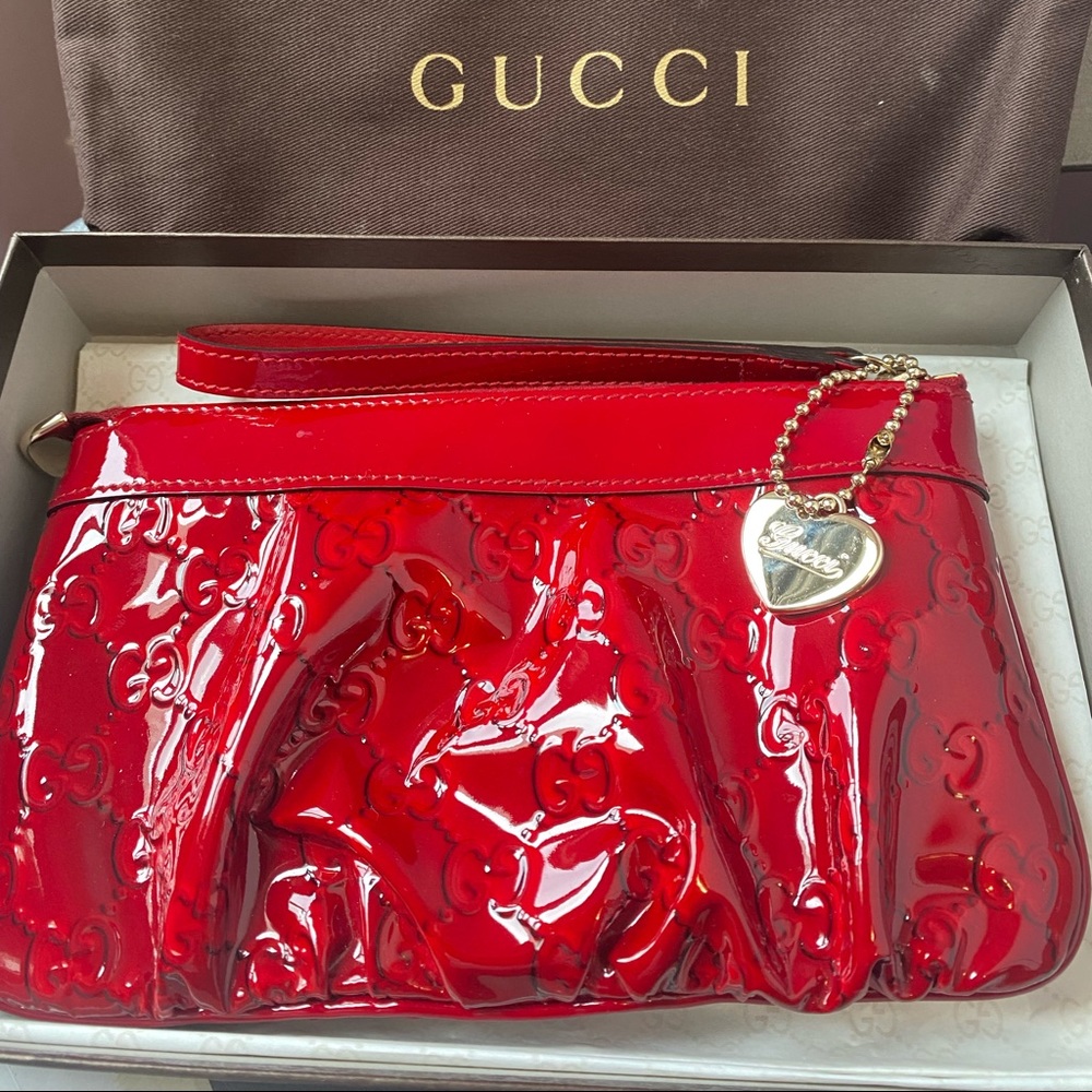 Guccissima Wristlet